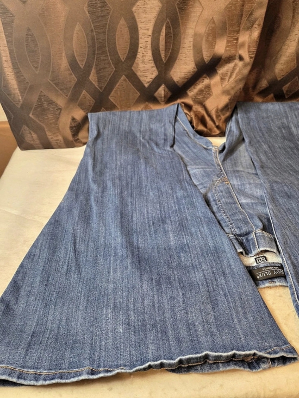 Judy Blue Pull On Super Flare Jeans Waist 15/32 - Picture 14 of 15